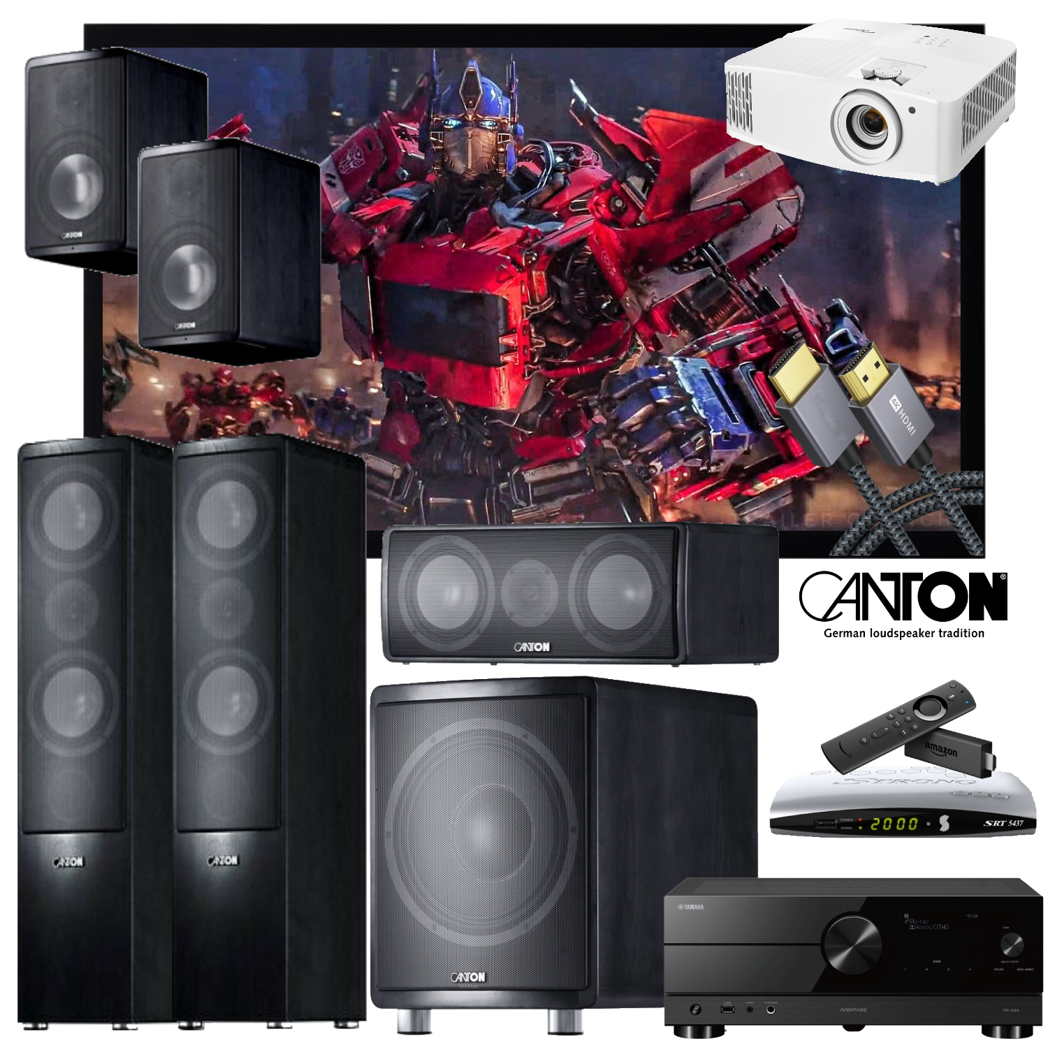 CANTON PRIME ERGO PACK 1 - COMPLETE THEATRE SOLUTION | RIO CINEMA