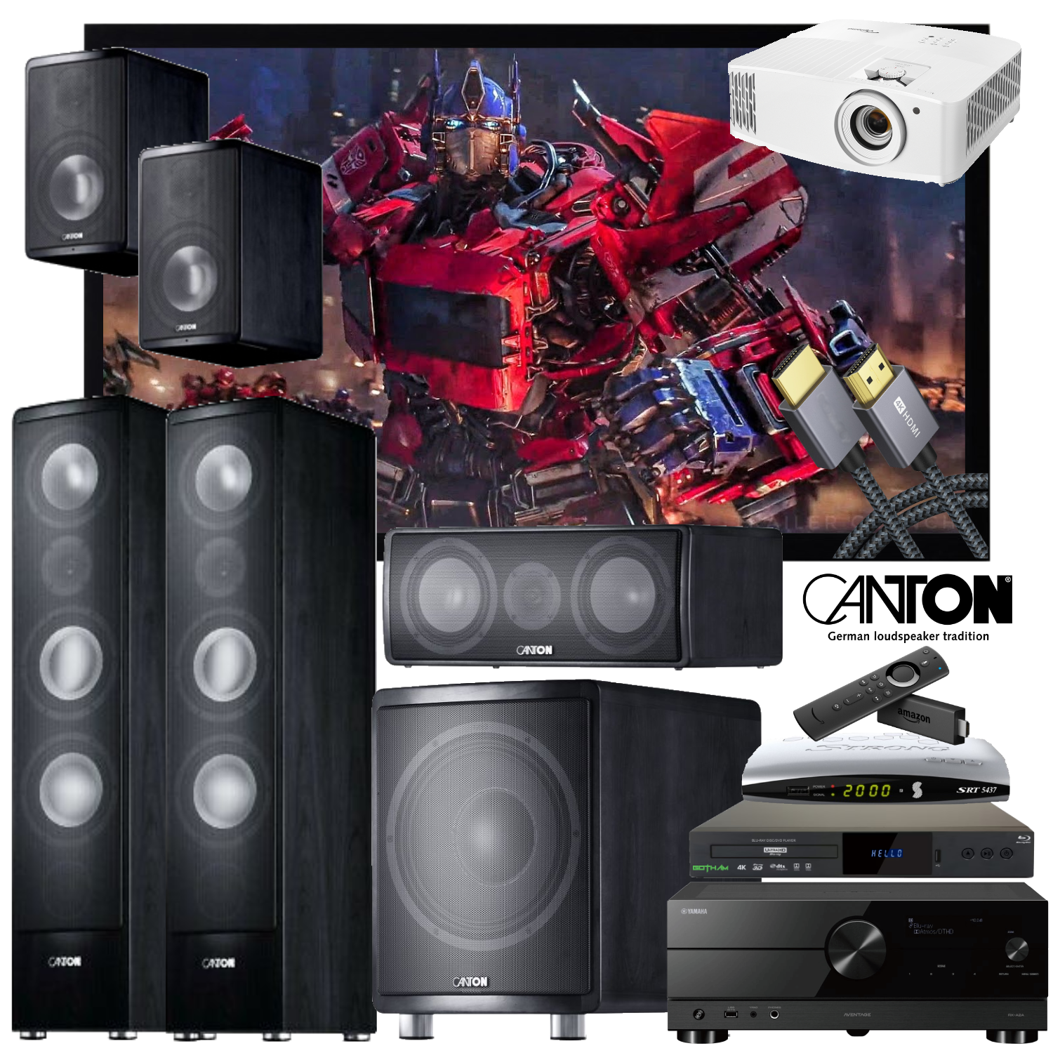CANTON PRIME ERGO PACK 2 - COMPLETE THEATRE SOLUTION | RIO CINEMA