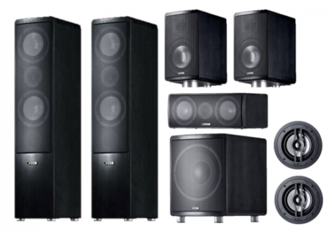 CANTON ERGO 670 - FLOOR STAND PK 3 WITH DOLBY ATMOS/DTS:X | CANTON