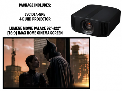 JVC DLA-NP5 / LUMENE MOVIE PALACE CINEMA SCREEN 92"-122" | RIO PROJECTOR PACK 6