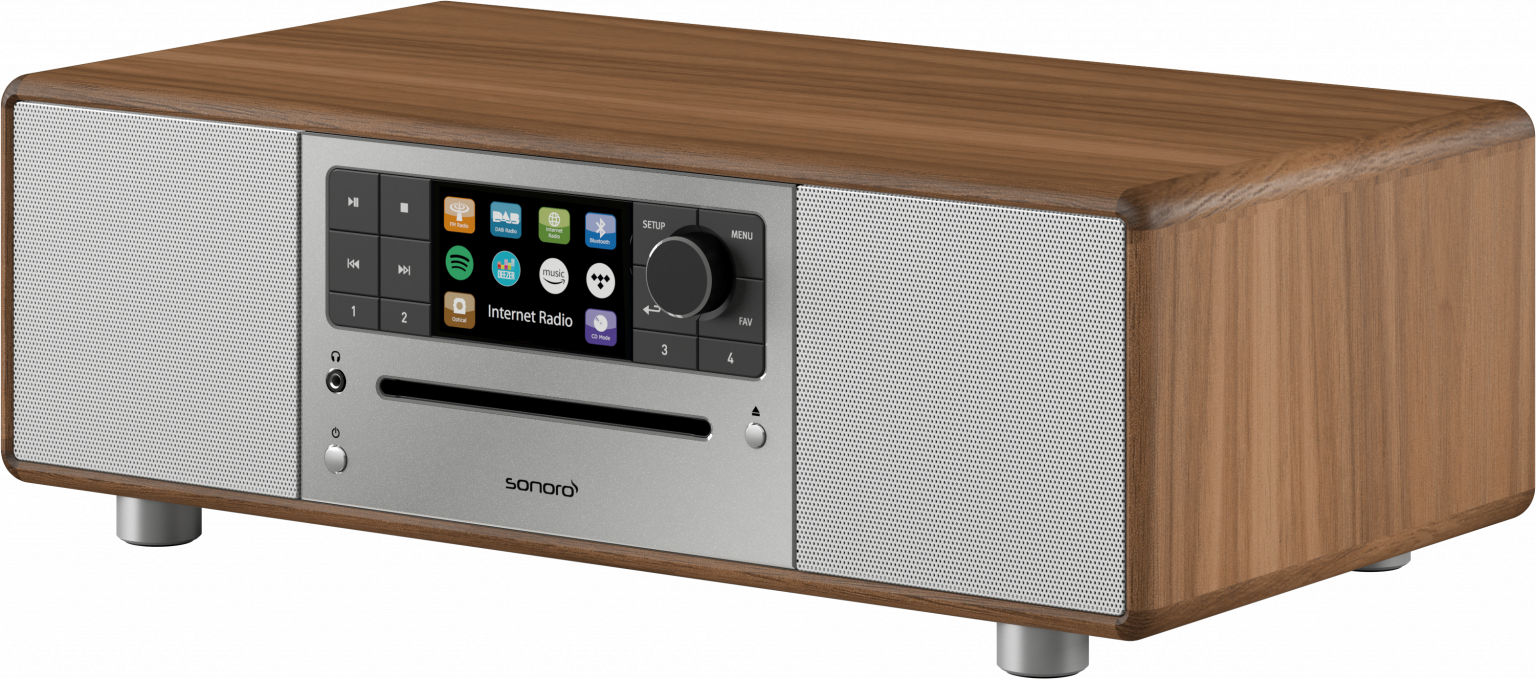 PRESTIGE-WAL 2-WAY WALNUT CD MUSIC SYSTEM FM/DAB+/ WIFI/ BLUETOOTH SONORO PRESTIGE - WALNUT