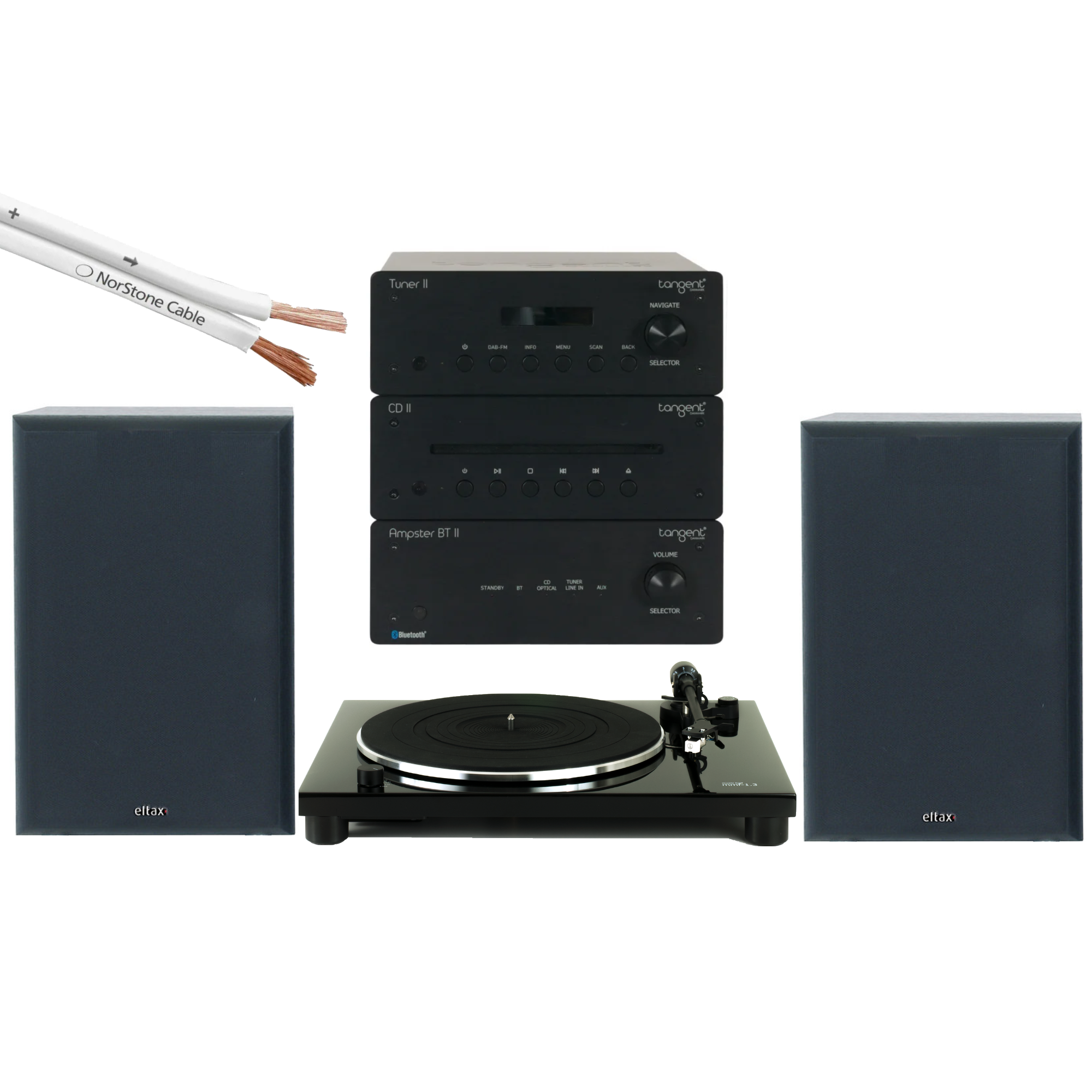 ELTAX MONITOR III / TANGENT HIFI COMBO II / MUSIC HALL MMF-1.3 / 4m x NORSTONE SPEAKER CABLE | RIO HIFI PACKS