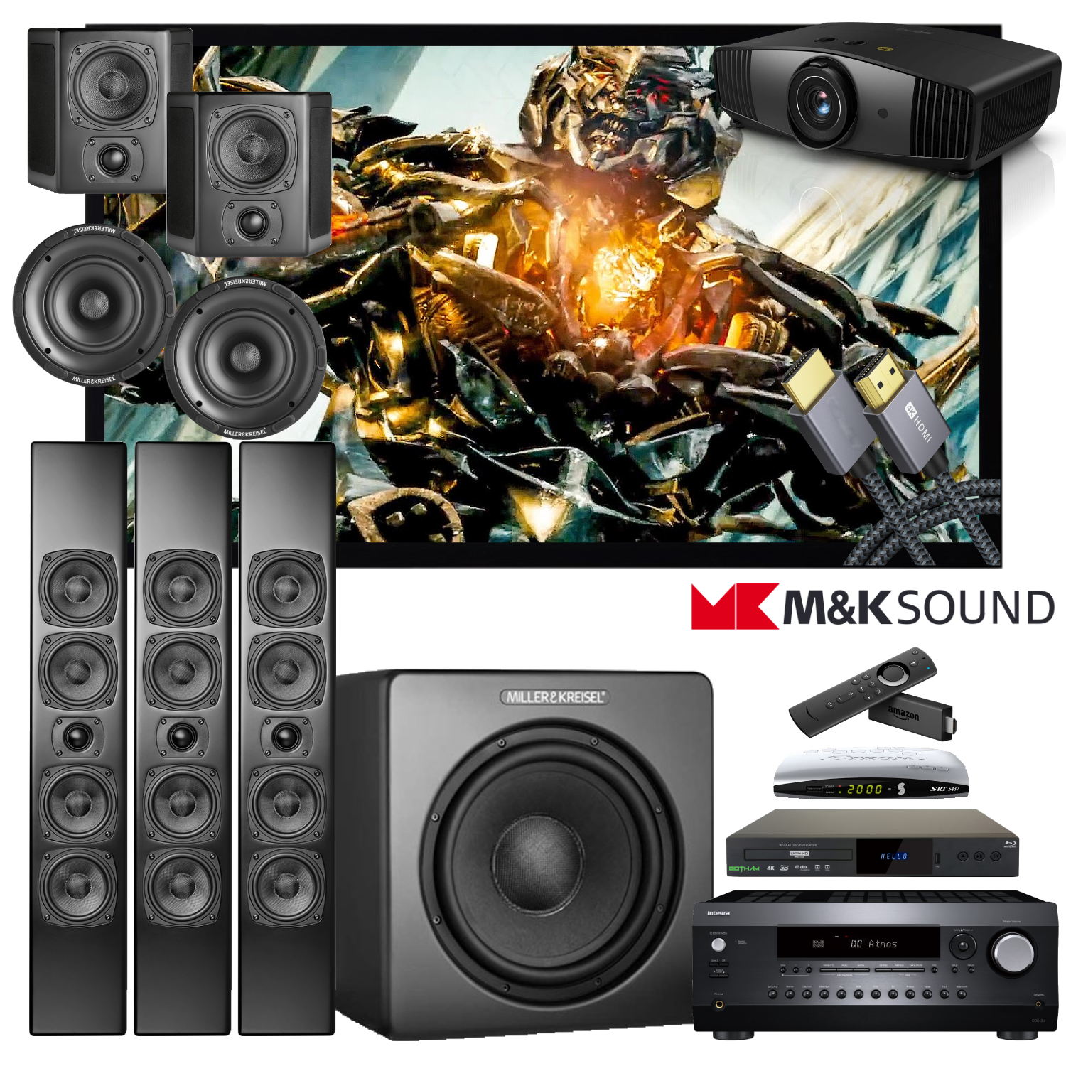 M&K MEGA PACK 2 - COMPLETE THEATRE SOLUTION | RIO CINEMA
