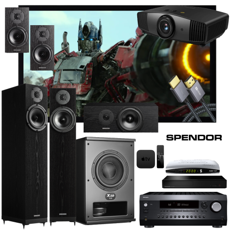 SPENDOR ALPHA A-LINE PACK - COMPLETE THEATRE SOLUTION | RIO CINEMA