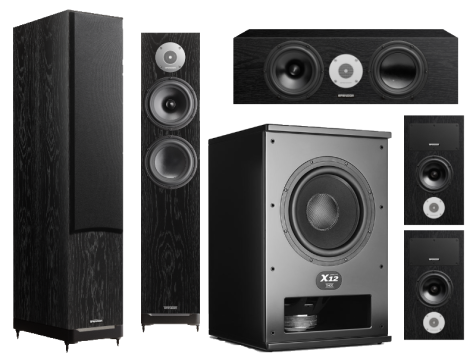 SPENDOR D7.2 5.1 SPEAKER PACK WITH MK SOUND X12 SUBWOOFER | SPENDOR