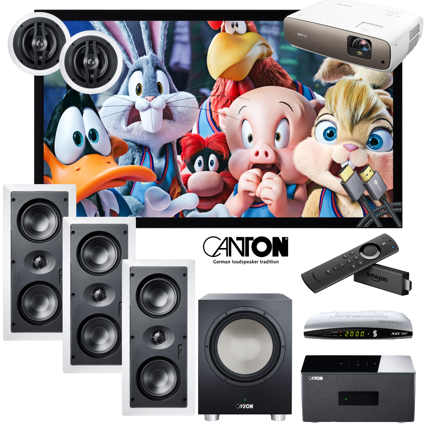 CANTON TUNE SQUAD PACK 1 - COMPLETE THEATRE SOLUTION | RIO CINEMA