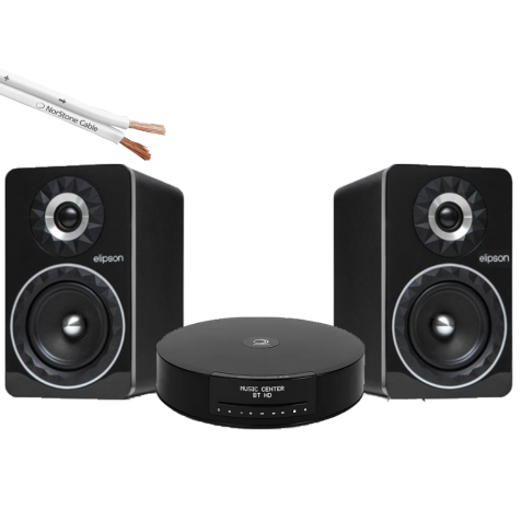 ELIPSON MUSIC CENTER BT HD / PRESTIGE FACET 6B / 4m x NORSTONE SPEAKER CABLE | ELIPSON
