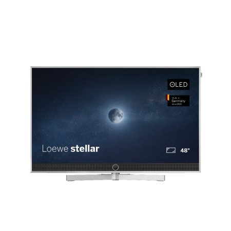 LOEWE STELLAR 48 BRUSHED ALUMINIUM - 4K UHD OLED TV | LOEWE