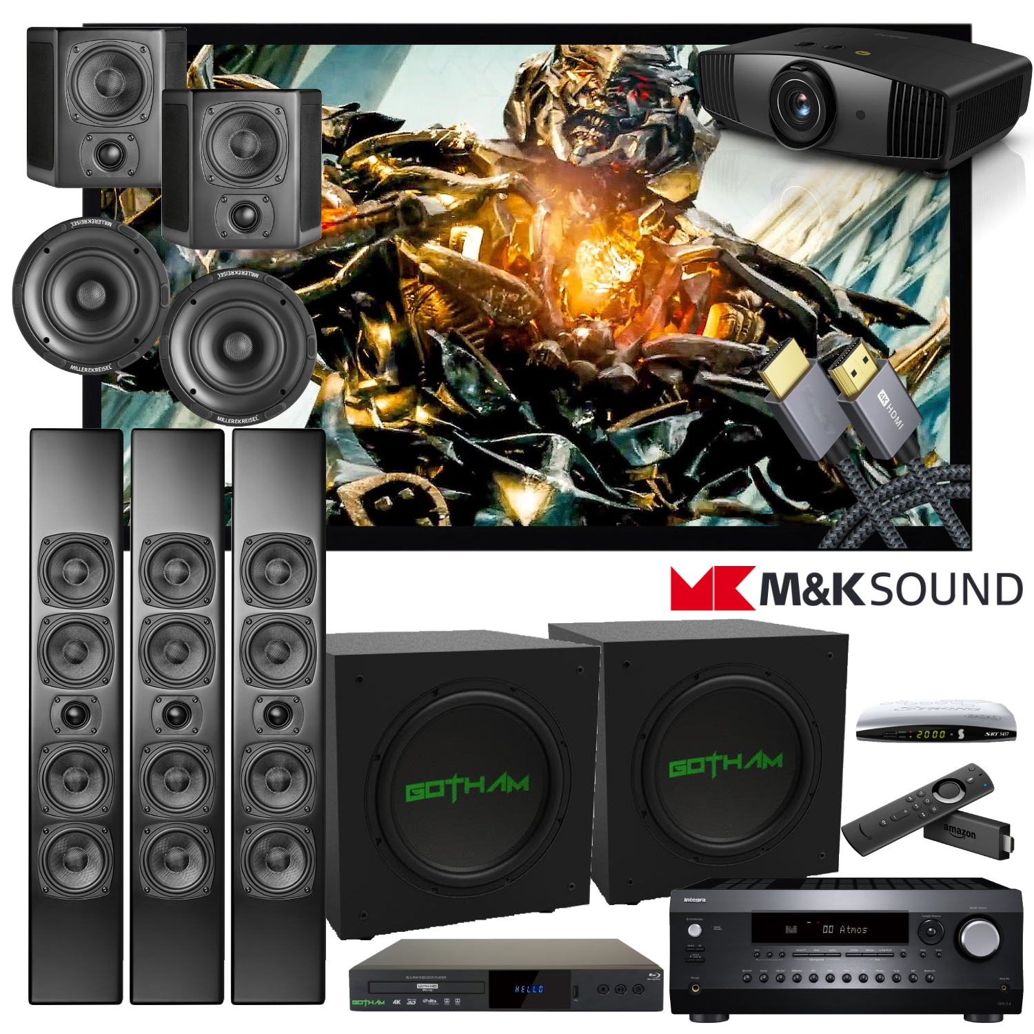 M&K MEGA PACK 1 - COMPLETE THEATRE SOLUTION | RIO CINEMA - Image 2
