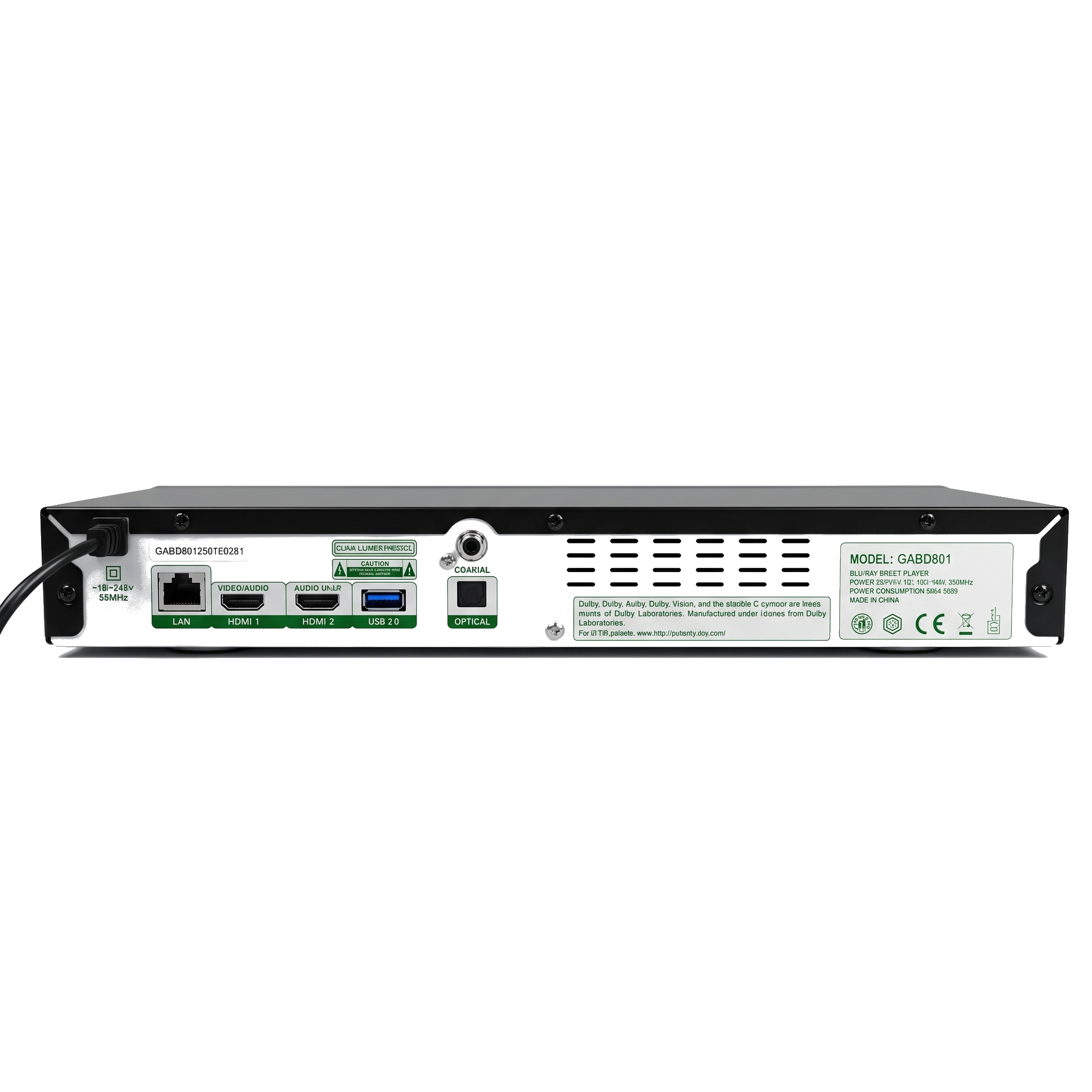 GOTHAM AUDIO GABD 801 MULTI-ZONED 4K UHD BLURAY PLAYER | GOTHAM AUDIO - Image 2
