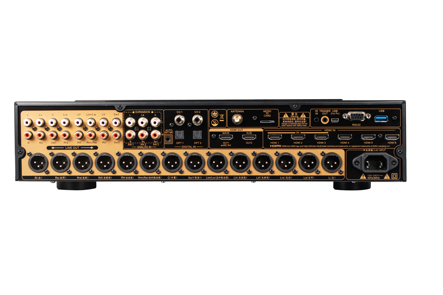 TONEWINNER AT-500 8K DOLBY ATMOS / DTS-X / HDR-10+ / DOLBY VISION 2 PROCESSOR | TONEWINNER - Image 2